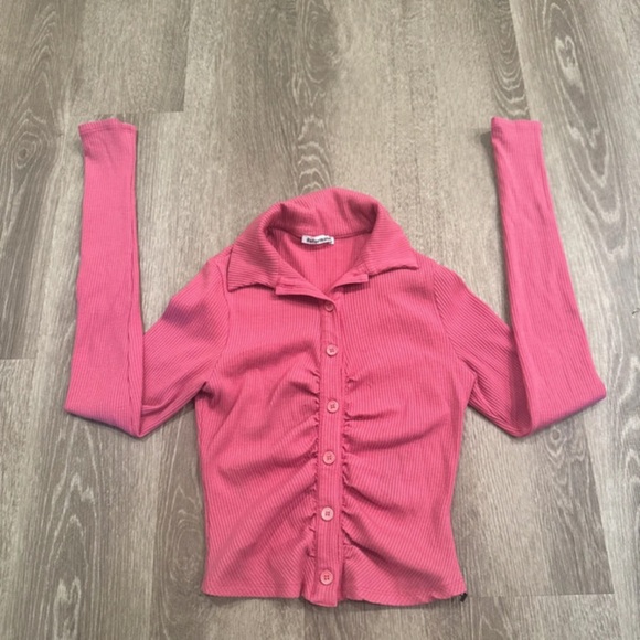 Reformation Elin Knit Top - Snapdragon - Picture 5 of 9